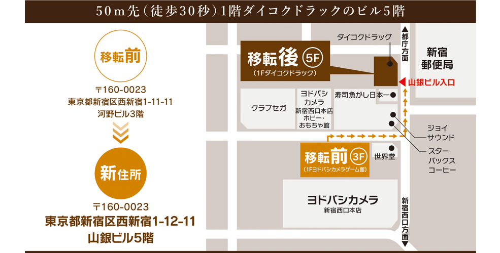 アクセス 新宿 皮膚科 便利でやさしい皮膚科 新宿駅 西口 徒歩 1分